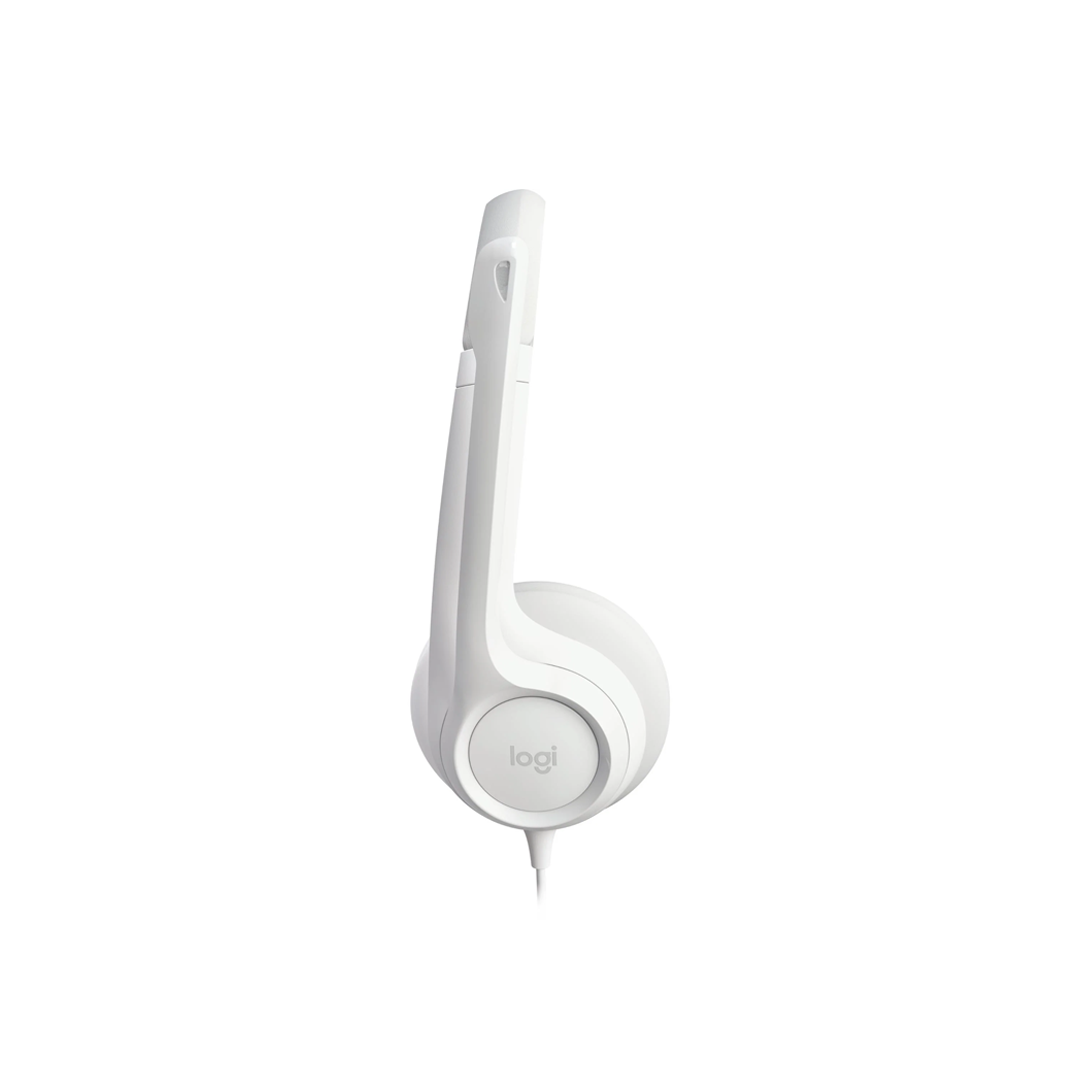 Logitech H390 Corded Headset - Off White in Qatar Logitech H390 Corded Headset - Off White in Qatar